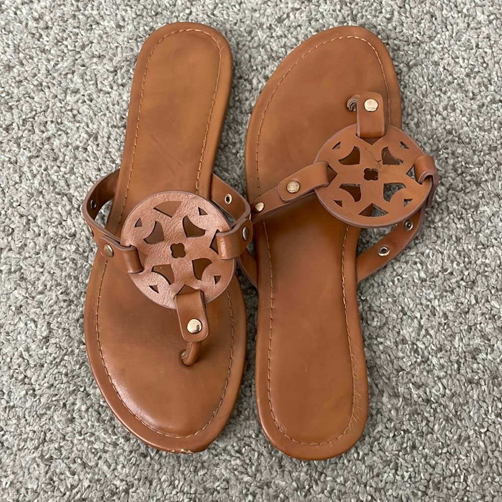 Stylish Brown Leather Sandals